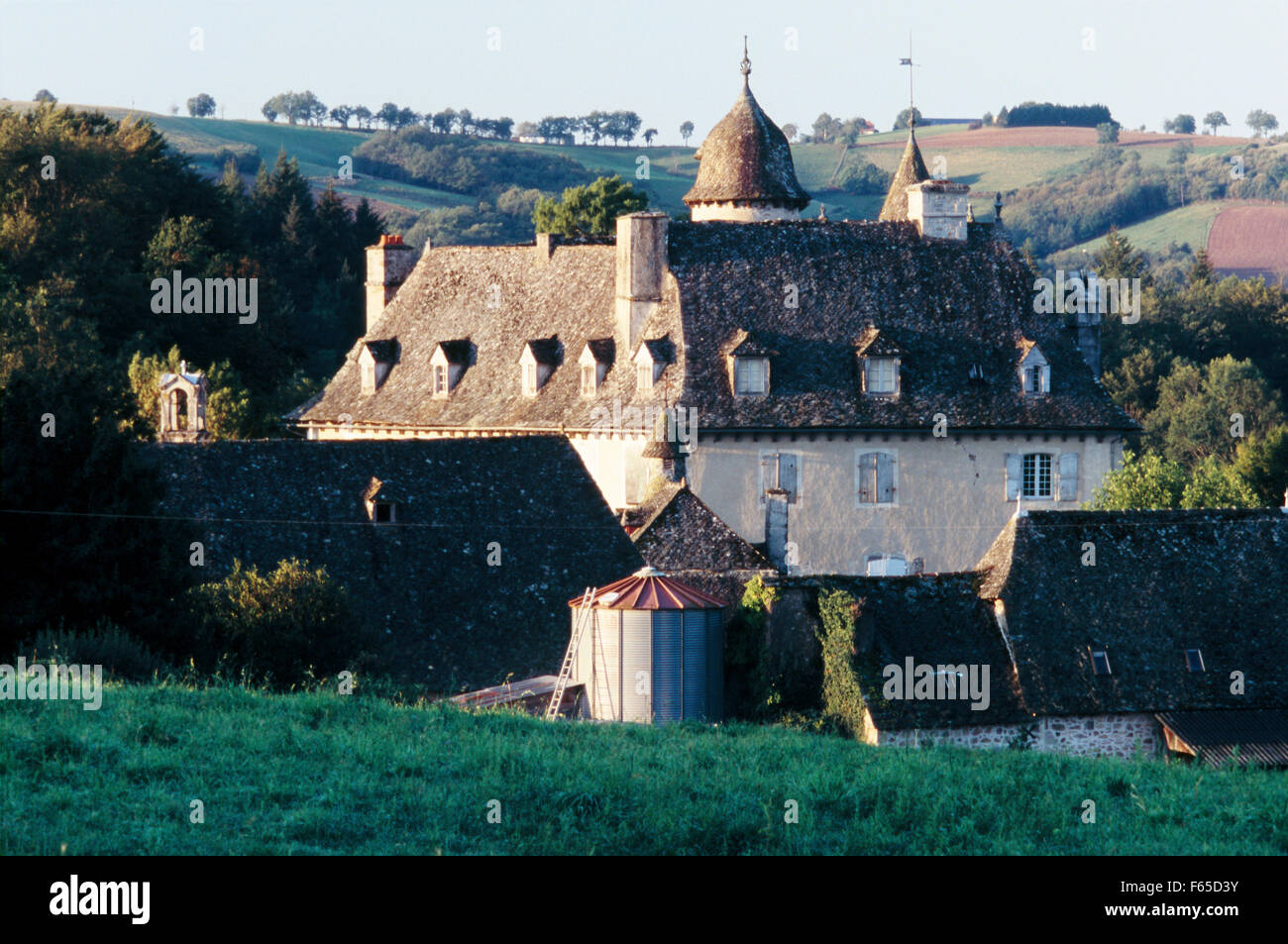 Schloss von la Mothe in Calvinet, Auvergne, Frankreich Stockfoto
