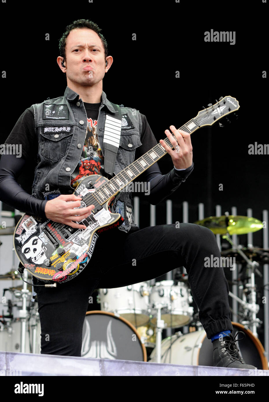 Louder Than Life Festival - Tag 1 - Performances mit: Trivium wo: Louisville, Kentucky, Vereinigte Staaten, wann: 3. Oktober 2015 Stockfoto