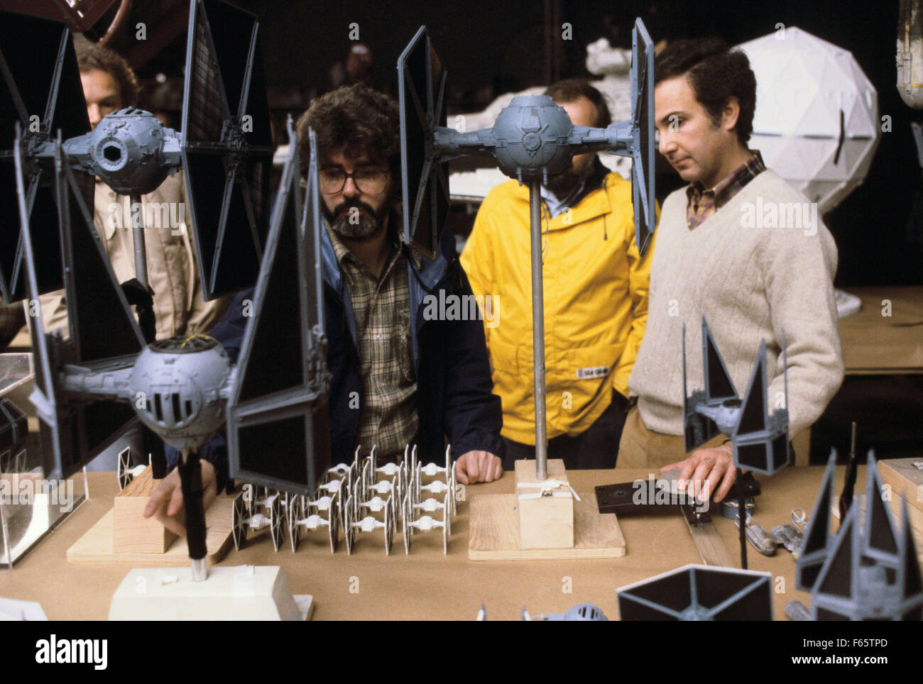 Star Wars: Episode IV - A New Hope Jahr: 1977 USA Regie: George Lucas George Lucas Shooting Bild Stockfoto