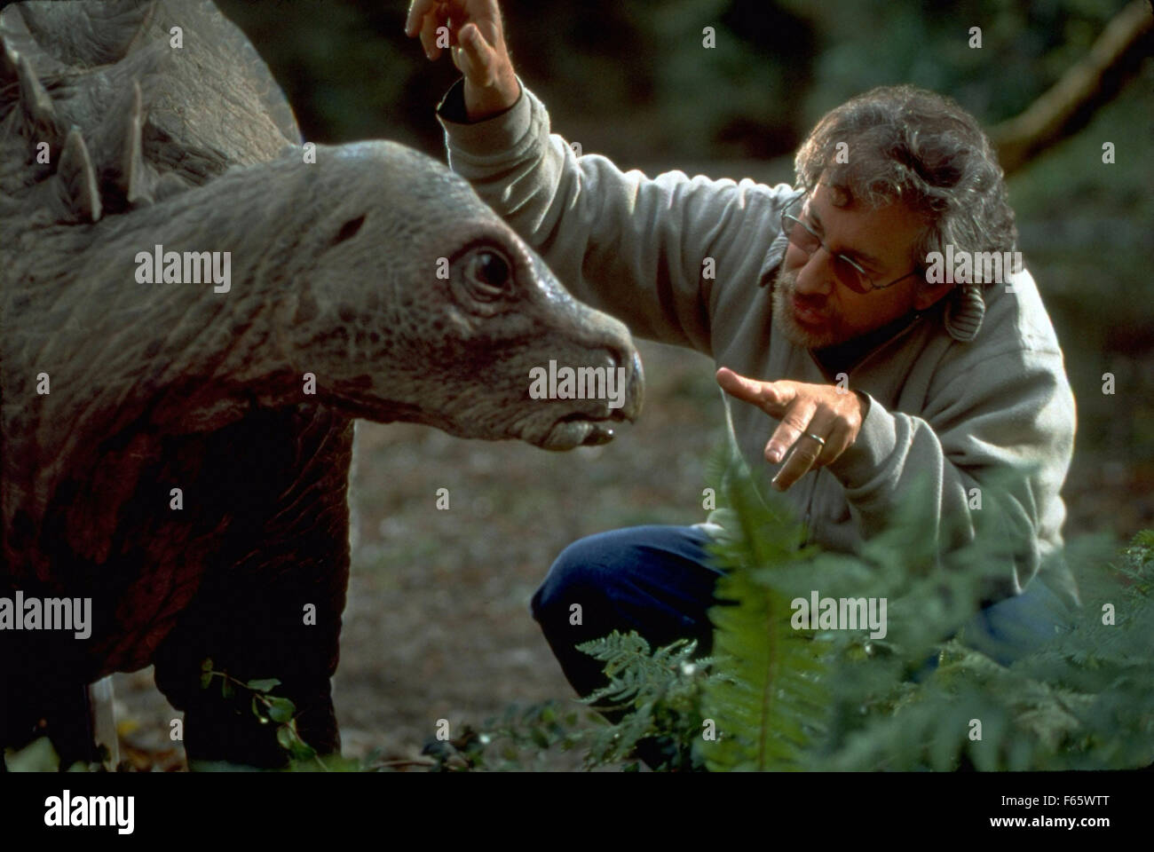 The Lost World: Jurassic Park Jahr: 1997 USA Regie: Steven Spielberg Steven Spielberg Shooting Bild Stockfoto