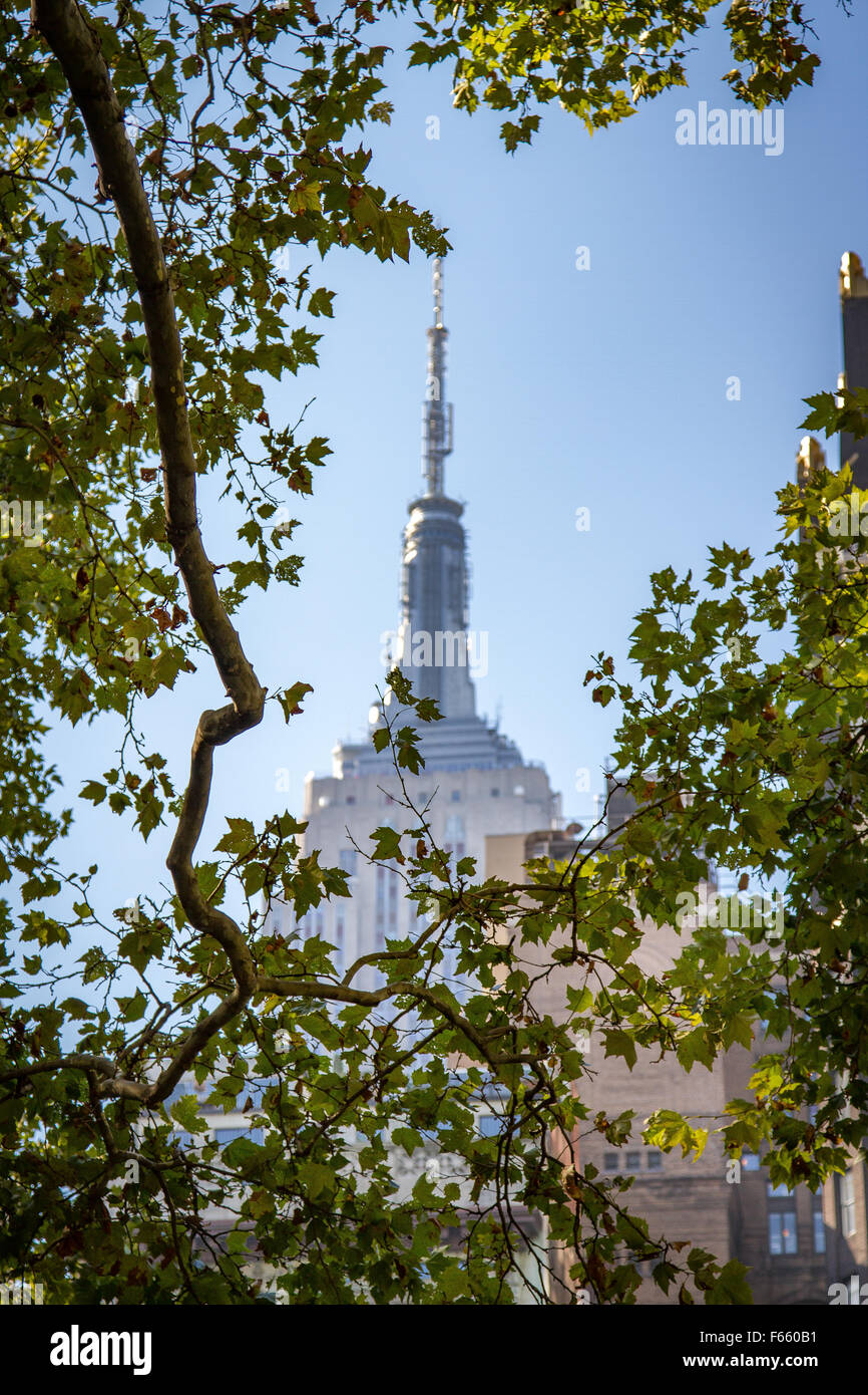 Das Empire State Building Stockfoto