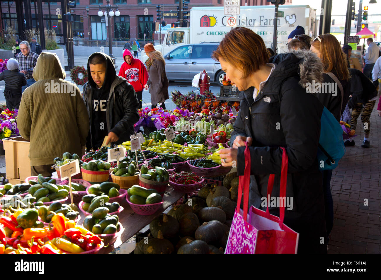 Saint Paul Farmers Market, Minnesota, USA Stockfoto