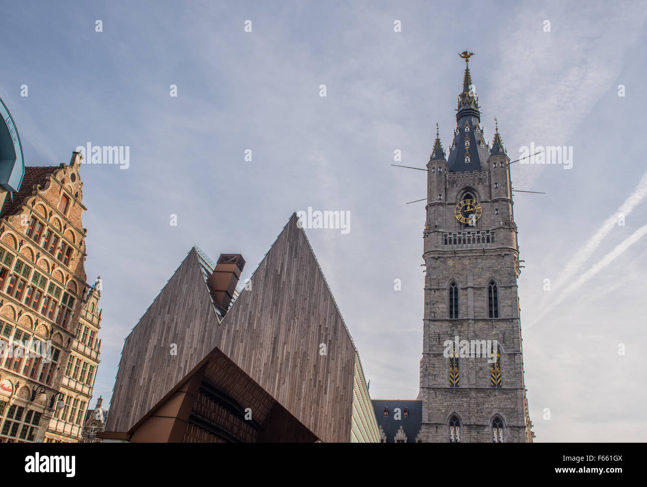 Belfried von Gent Stockfoto