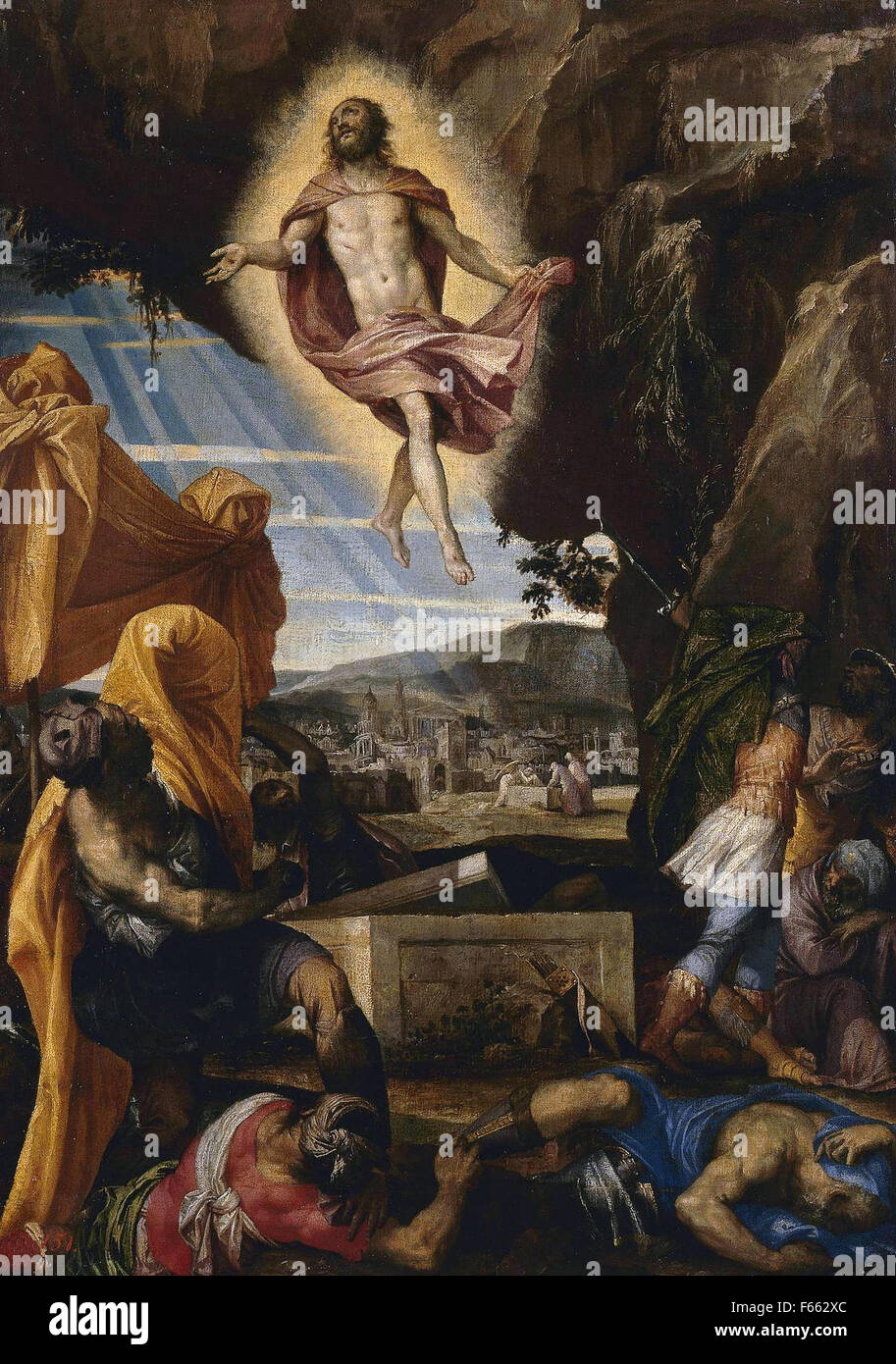 Paolo Veronese - Auferstehung Christi Stockfoto