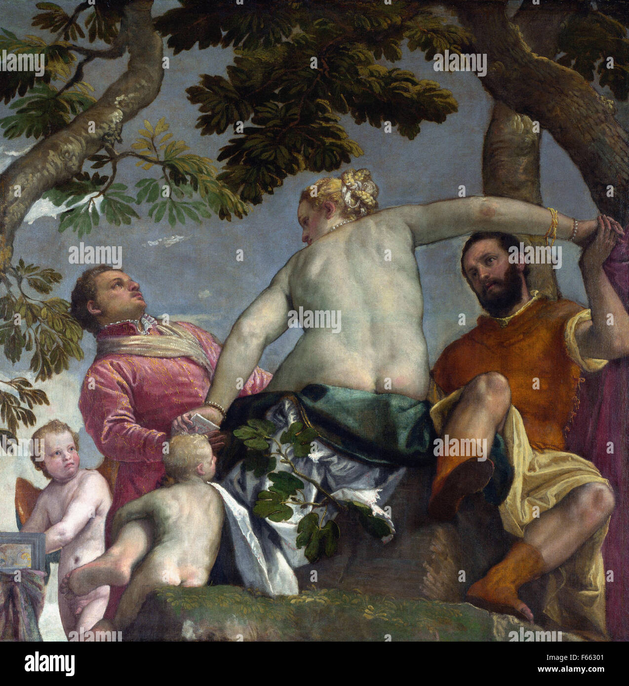Paolo Veronese vier Allegorien der Liebe – Untreue Stockfoto