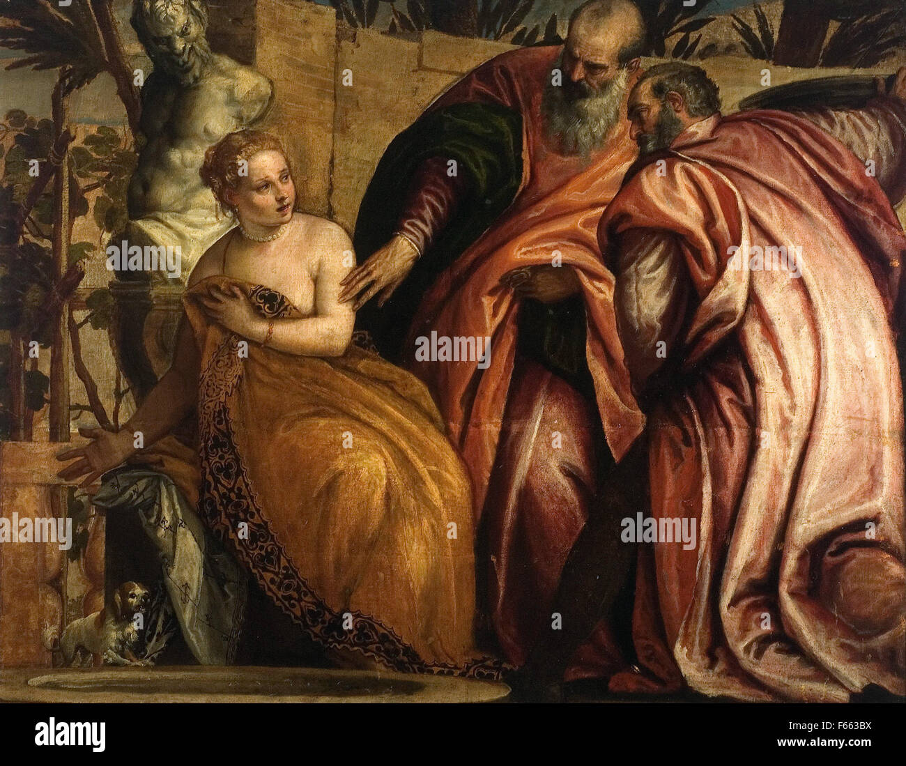 Paolo Veronese - Susanna und die ältesten Stockfoto
