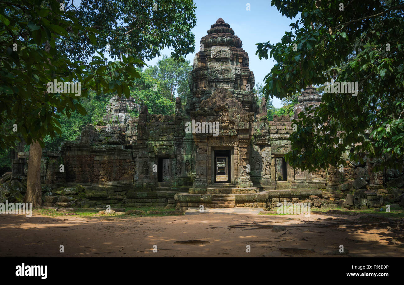 Angkor, Kambodscha: Eines der Eingangstore in den Tempel in Ta Som. Stockfoto