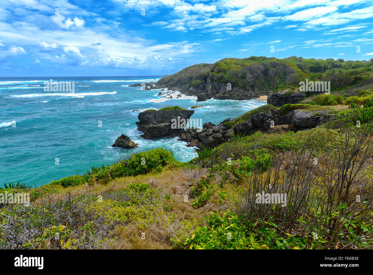 North Point in St. Lucy, Barbados Stockfoto