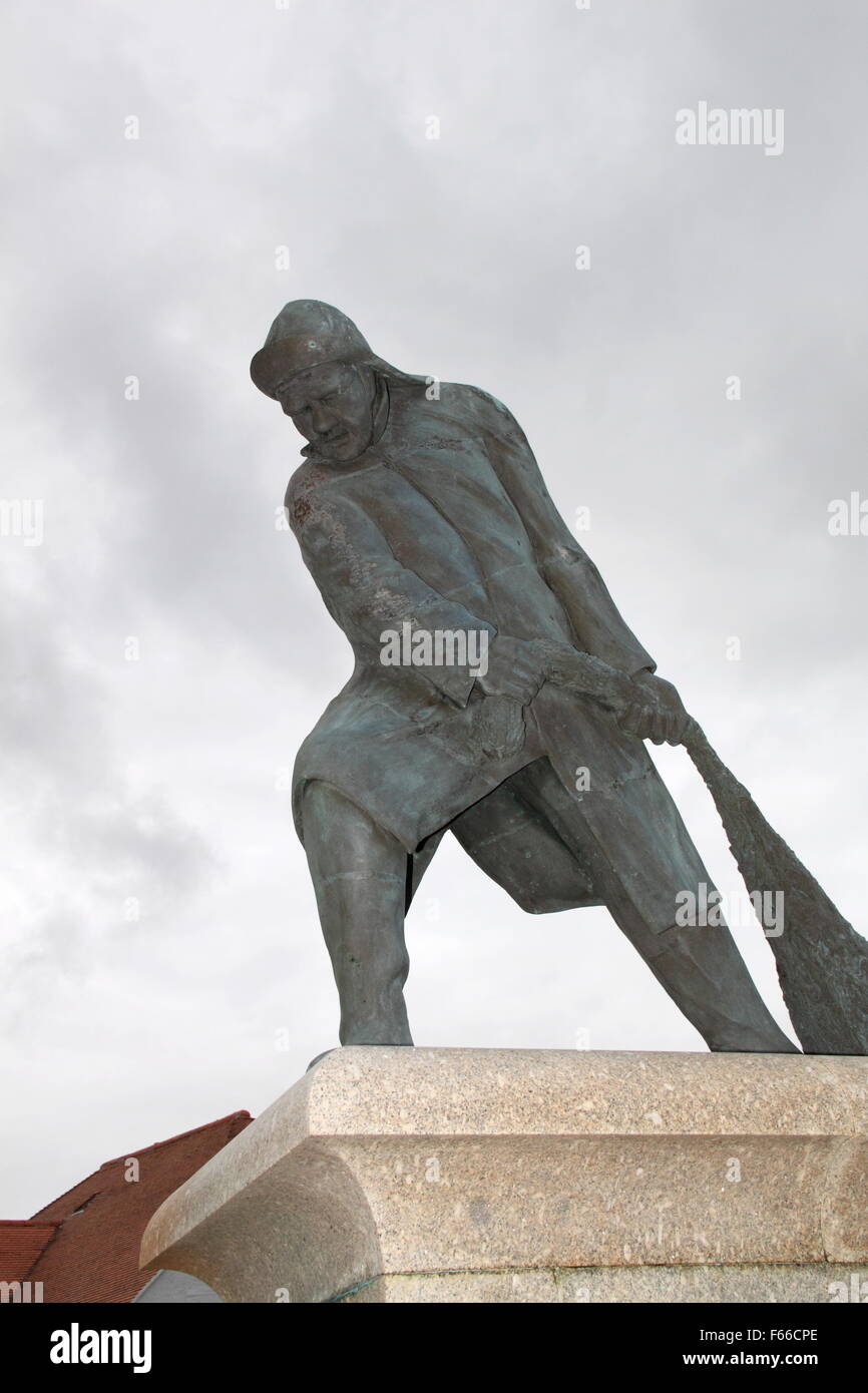 Hommage an Milford Haven Fischer, Milford Haven, Pembrokeshire, Dyfed, Wales, Großbritannien, Vereinigtes Königreich UK, Europa Stockfoto