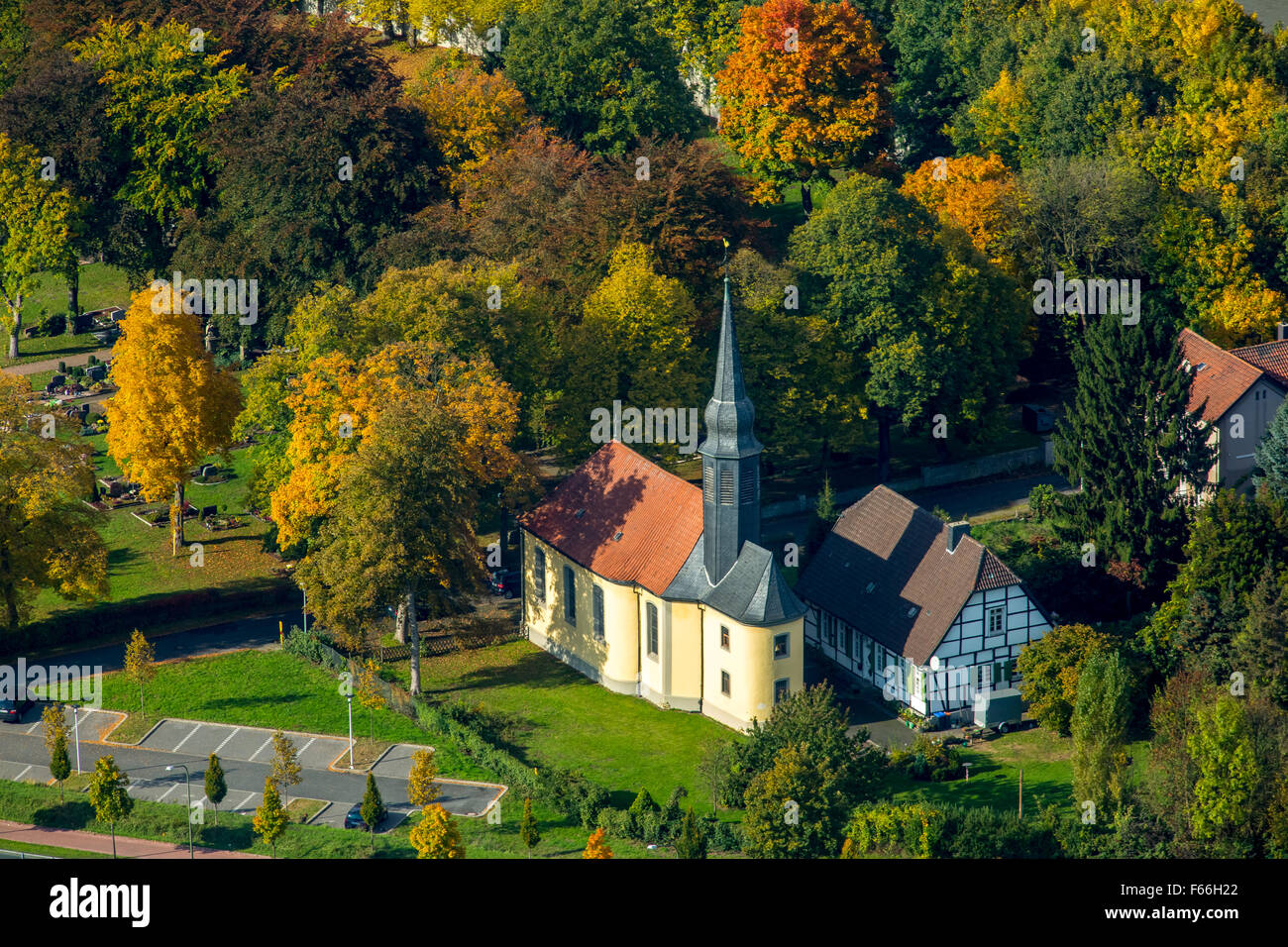 Kapelle Herringen an der Kapelle, Herringen, Hamm, Ruhr Area, North Rhine-Westphalia, Germany, Hamm Ruhr Nordrhein-Westfalen Stockfoto