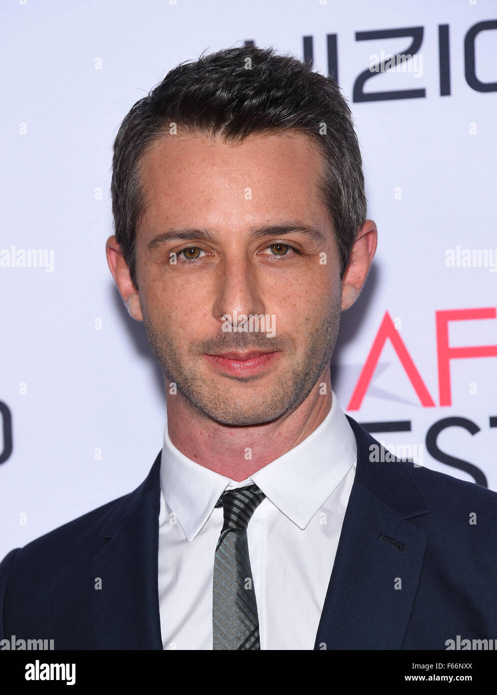 Hollywood, Kalifornien, USA. 12. November 2015. Jeremy Strong kommt für den AFI Fest 2015 schließen Gala "The Big Short" Weltpremiere des chinesischen Theaters. © Lisa O'Connor/ZUMA Draht/Alamy Live-Nachrichten Stockfoto