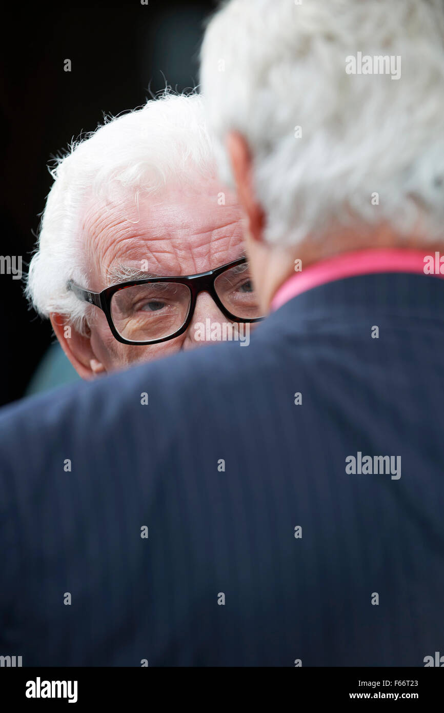 Barry Cryer am literarischen Oldie Mittagessen 11.10.15 Stockfoto