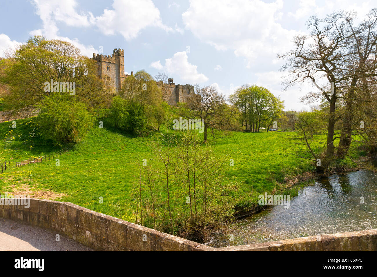 Haddon Hall Derbyshire elisabethanischen Charme Pride Prejudice Stockfoto