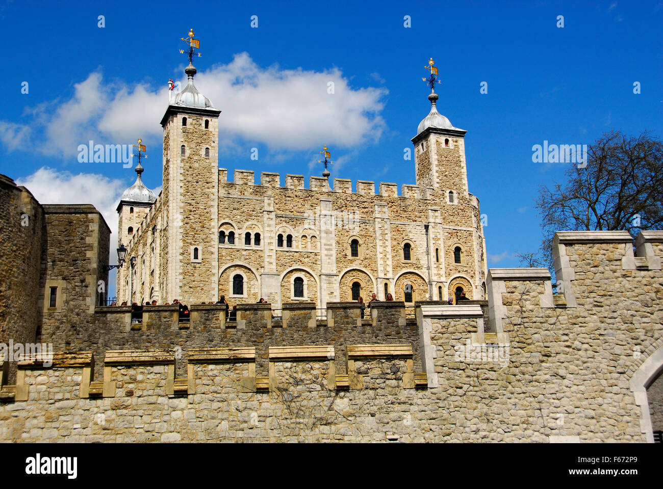 Tower of London; Burg, Festung, London; UK Stockfoto