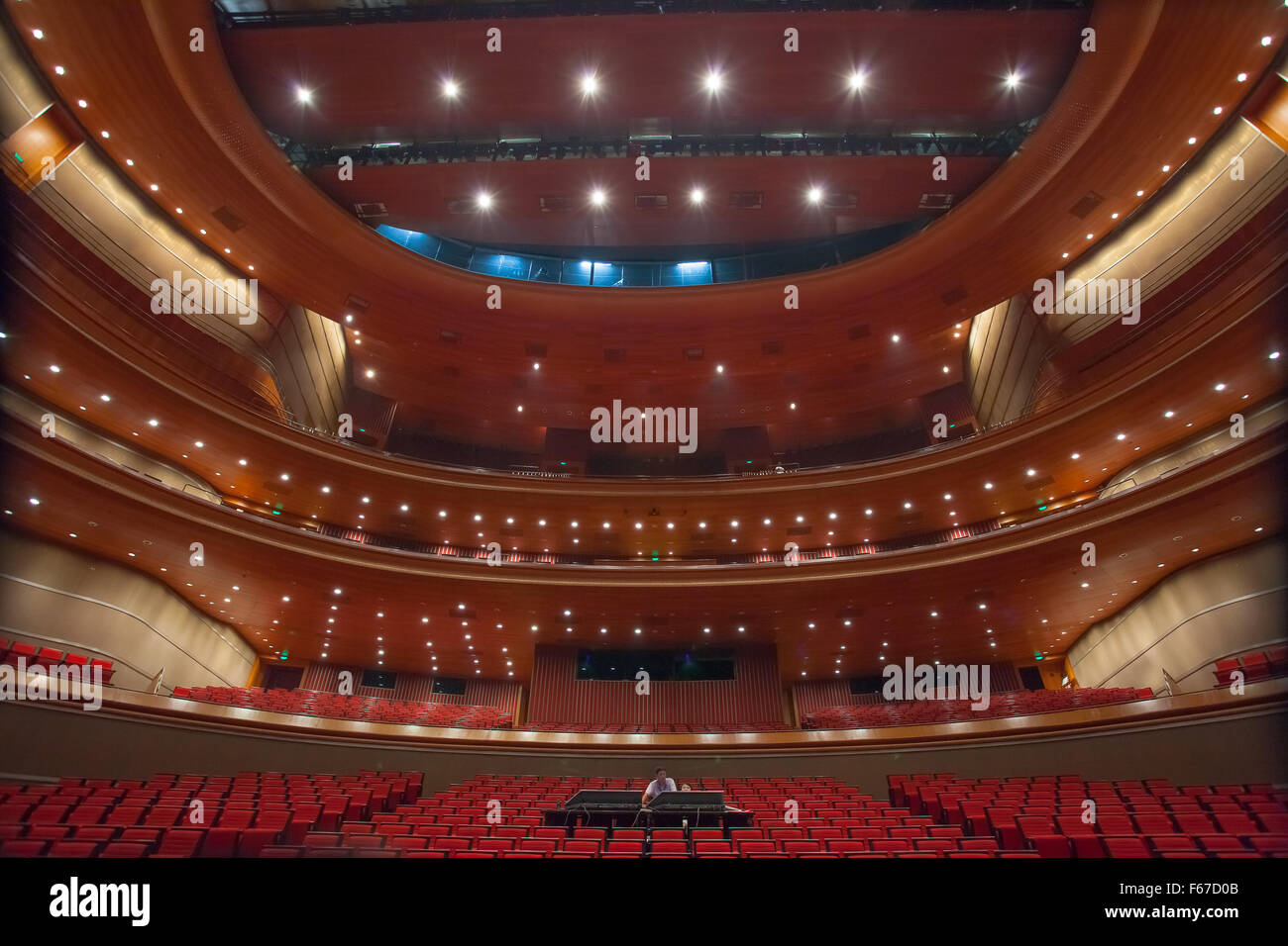 Nationales Zentrum für darstellende Künste, Peking, China. Stockfoto
