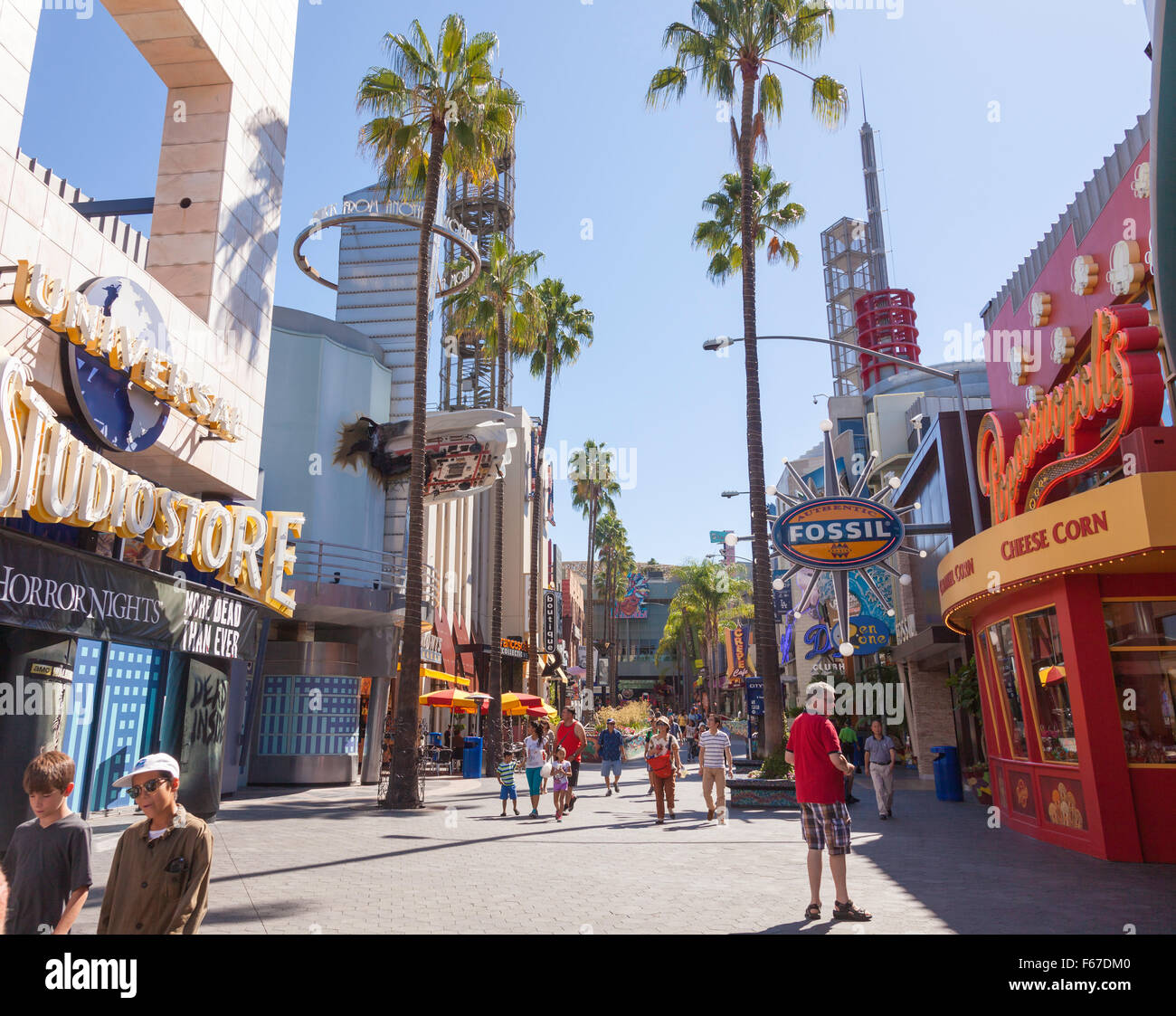 Universal Studios in Hollywood.Hollywood, Los Angeles; Kalifornien; USA; Amerika Stockfoto