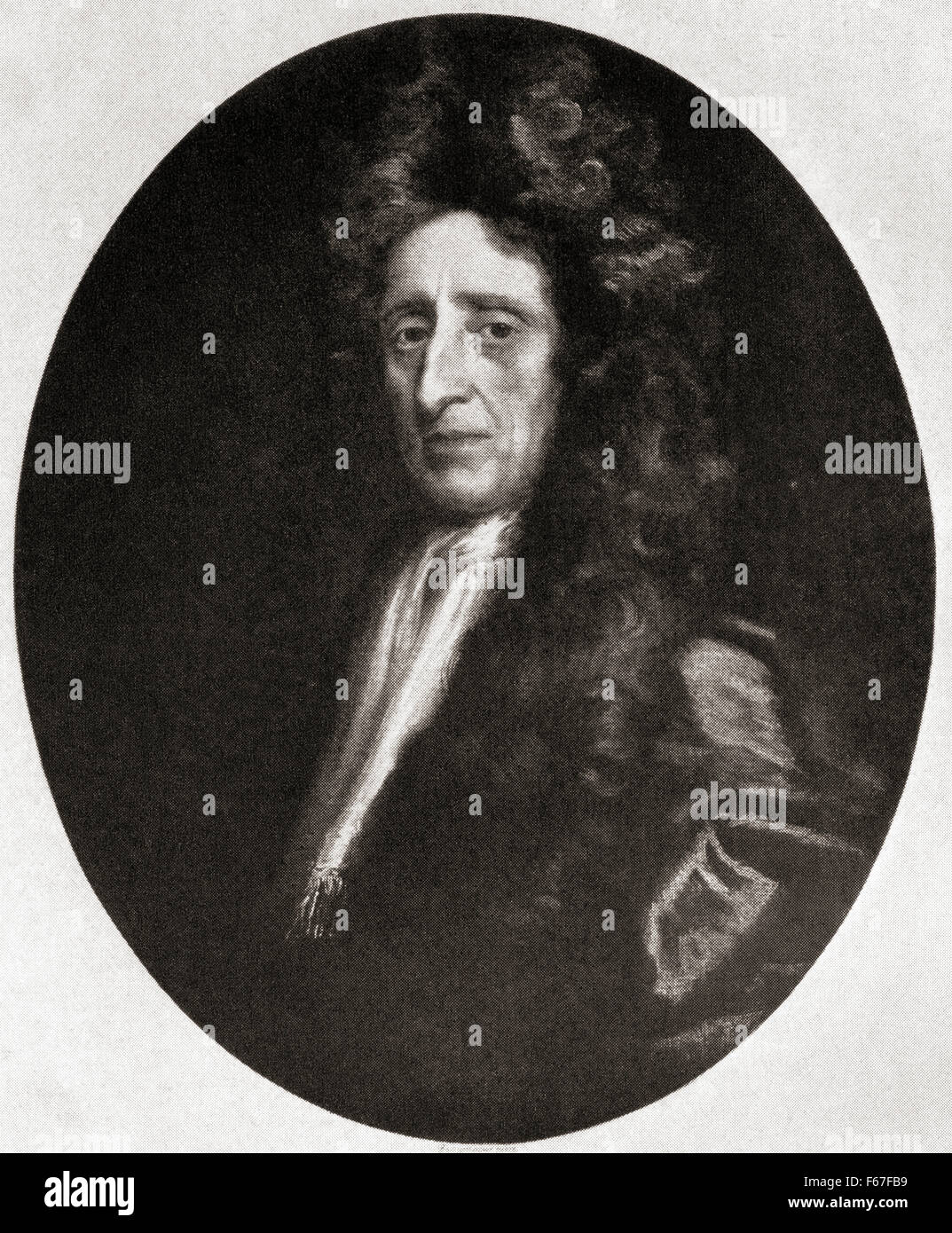 John Locke, 1632-1704.   Englischer Philosoph und Arzt. Stockfoto