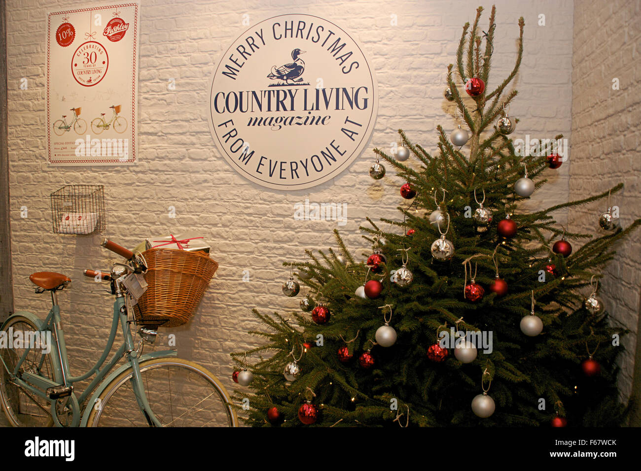 Ländliches Idyll Weihnachtsmarkt, Business Design Centre, Islington, London, 2015 Stockfoto