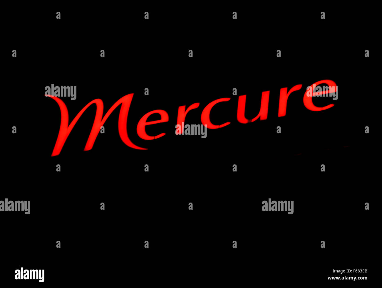 Markenname: "Mercure", Berlin. Stockfoto