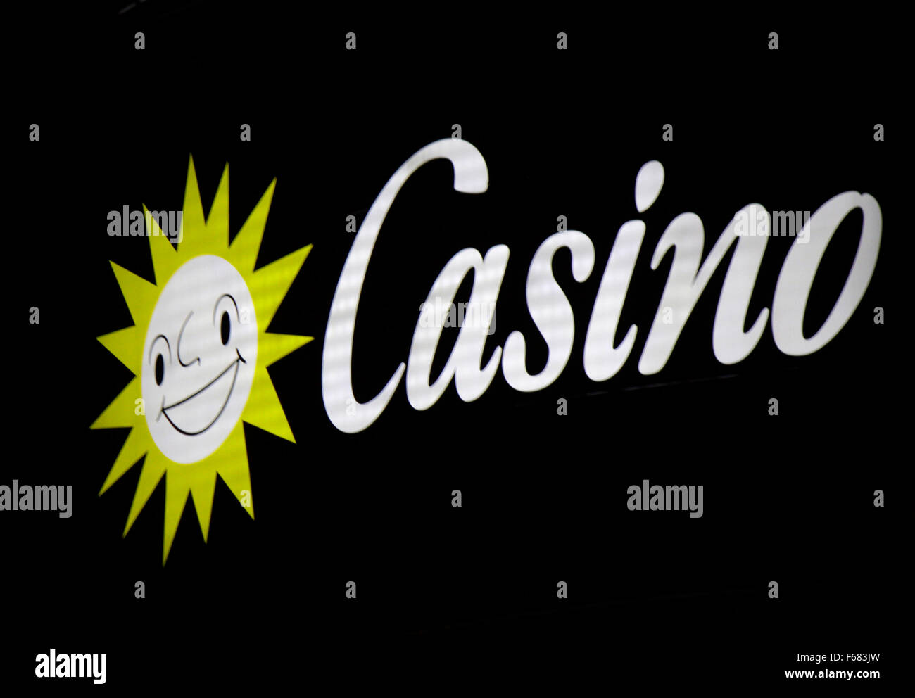 Markenname: "Casino", Berlin. Stockfoto