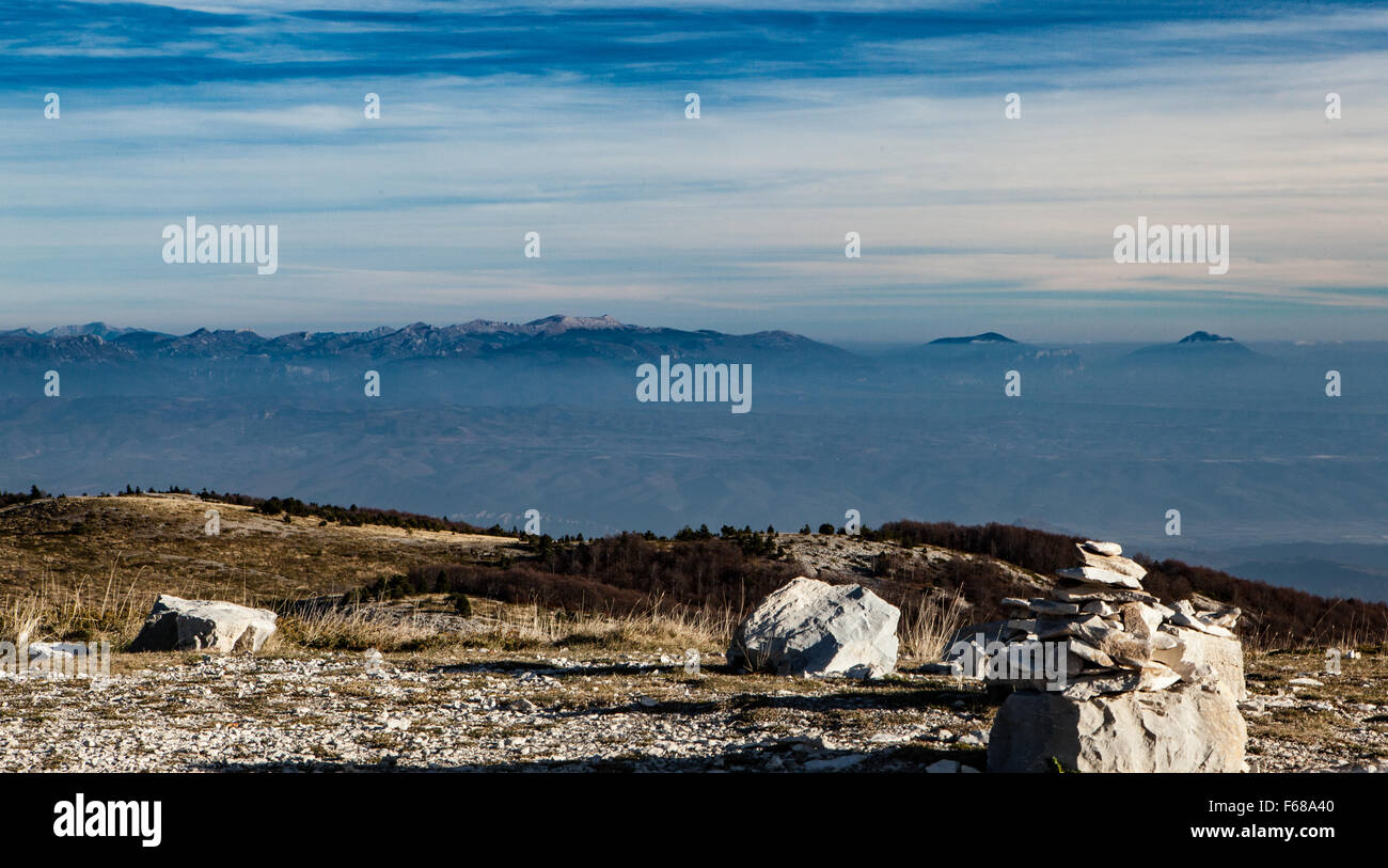 La Montagne de Lure (Alpes-de-Haute-Provence, Provence, Frankreich) Stockfoto