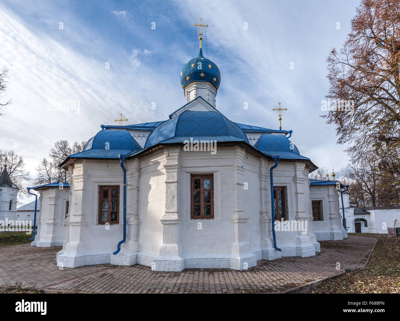 Pereslawl-Salesskij, Russland-29. Oktober 2015: Feodorovsky Kloster. Die Kirche der Eintrag die Heilige Gottesgebärerin in den Tempel, Stockfoto