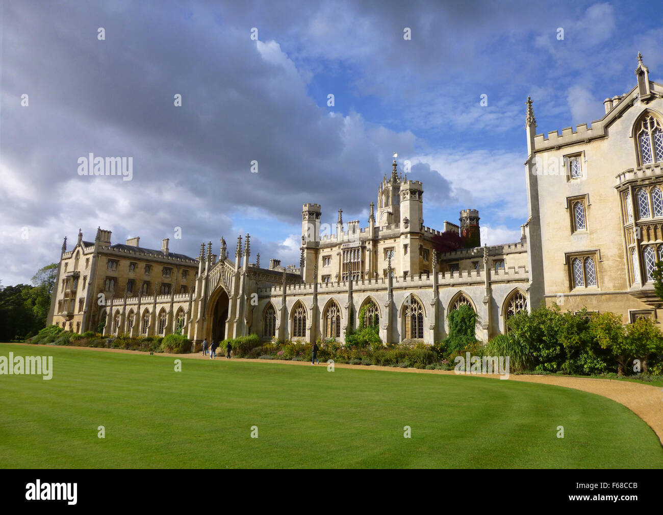 Neuen Court Gebäude von St. John's College, Cambridge University, UK Stockfoto