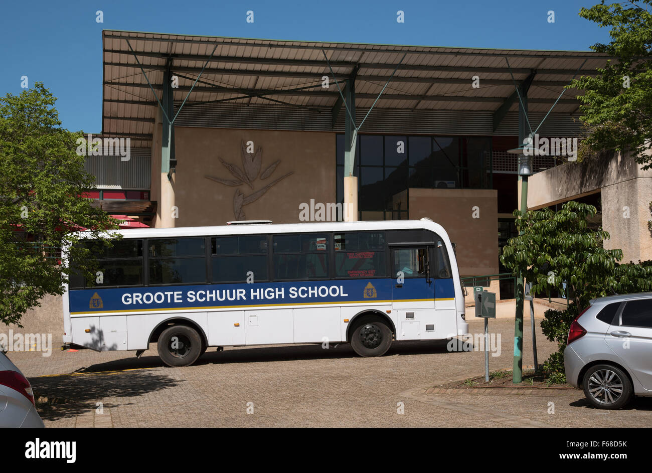 Schulbus auf eine pädagogische besuchen Sie Kapstadt Südafrika Stockfoto