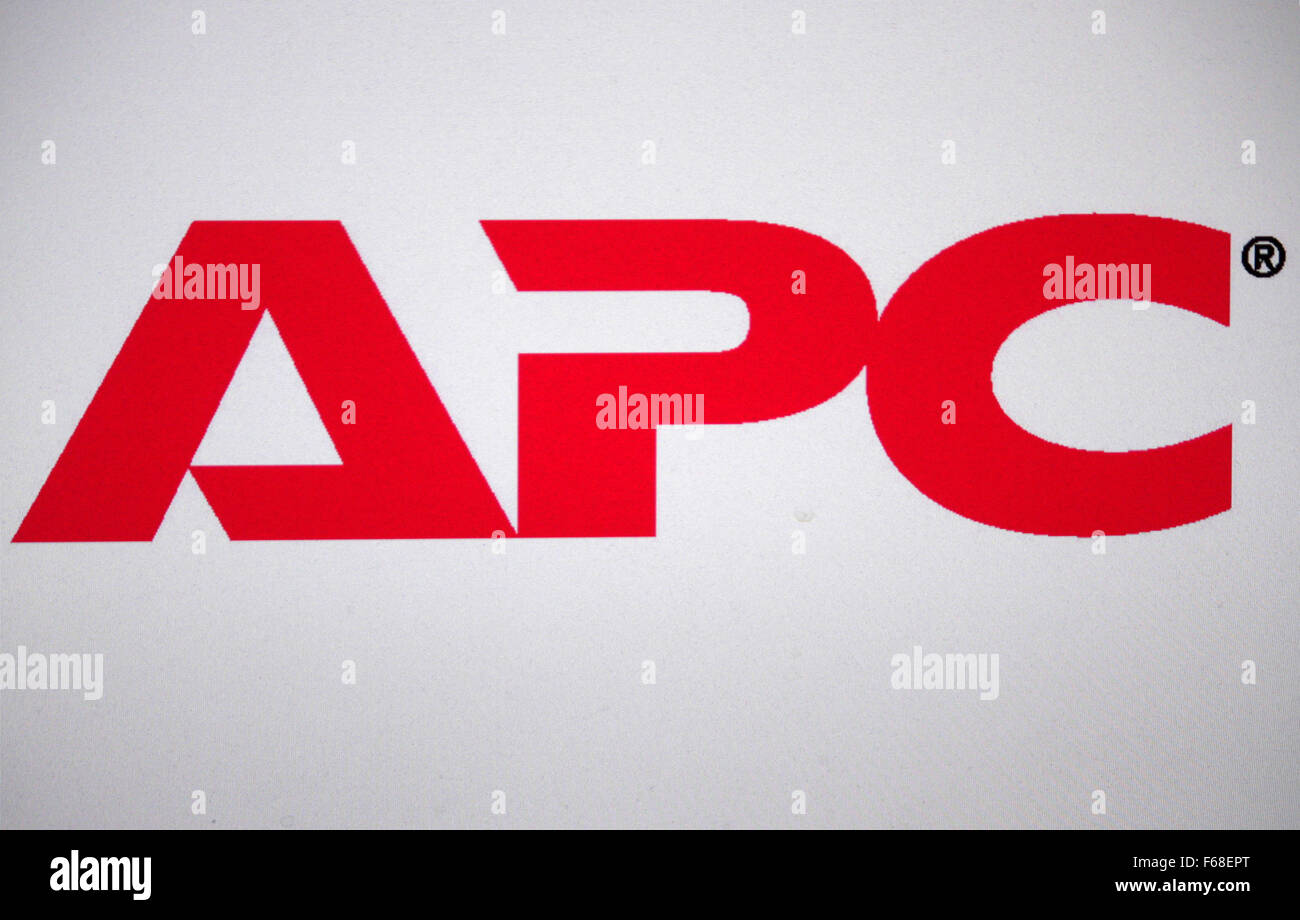 Markenname: "APC", Berlin. Stockfoto