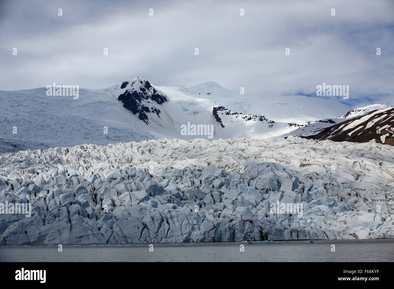 Eisberge Fjallsarlon Island Stockfoto