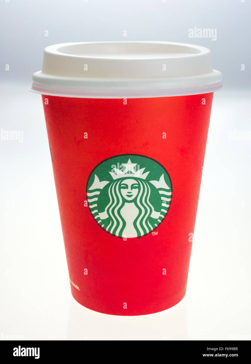 Starbucks Kaffee Tasse für 2015 Urlaub Stockfoto
