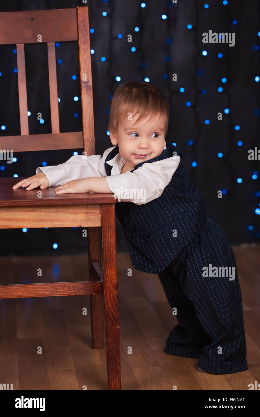 Kleine Junge Porträt Stockfoto