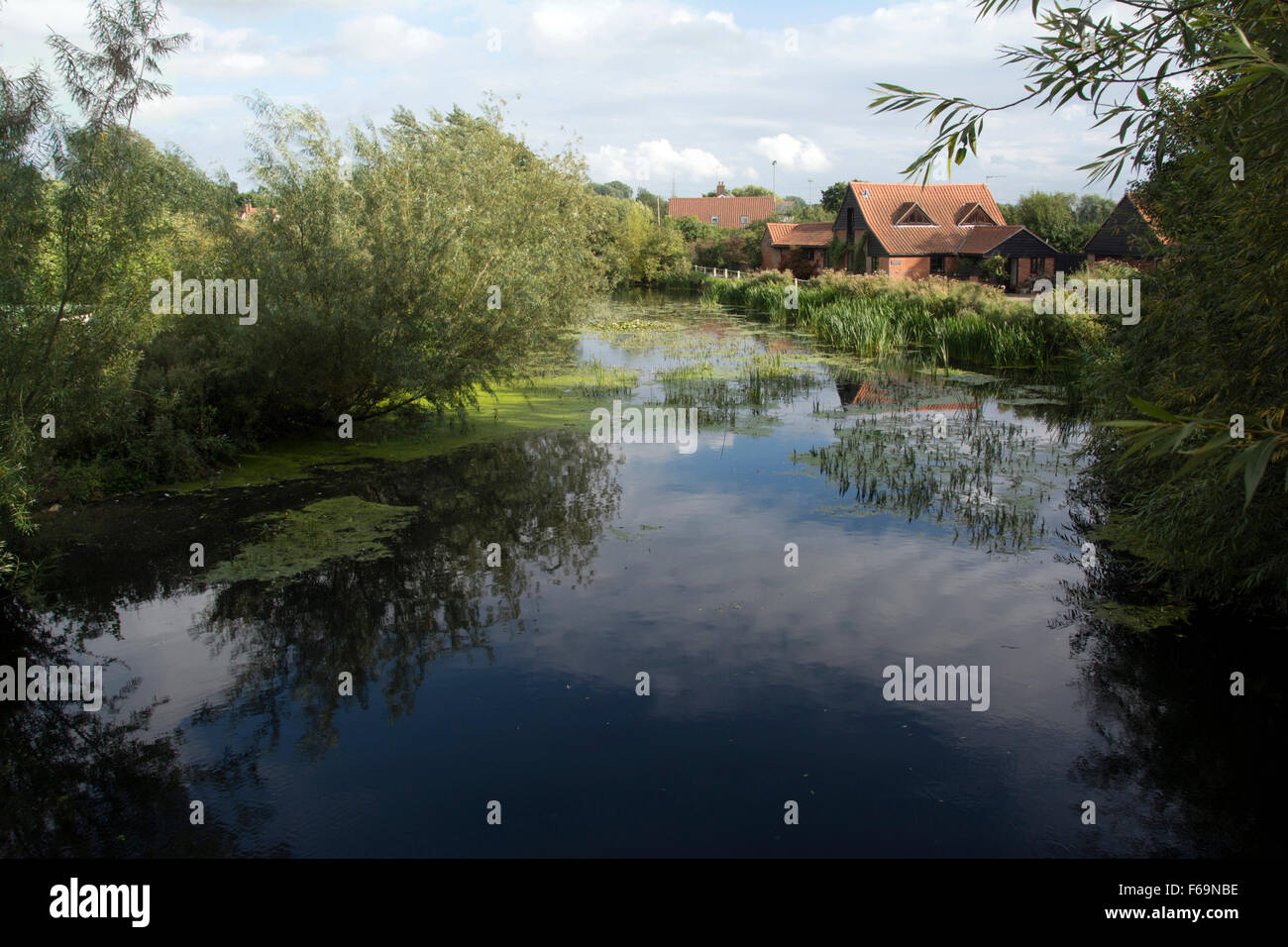 SUFFOLK; HADLEIGH; FLUSS-BRETT Stockfoto