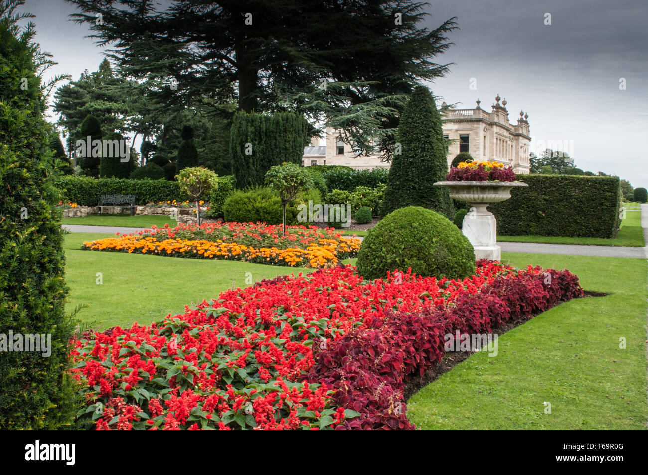 Brodsworth Hall und Gärten Yorkshire England in Living color Ray Boswell Stockfoto