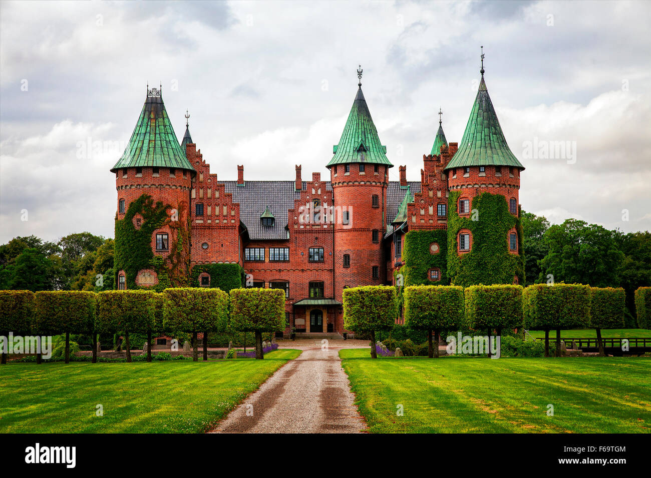 Bild von Trolleholm Schloss, Schweden. Stockfoto
