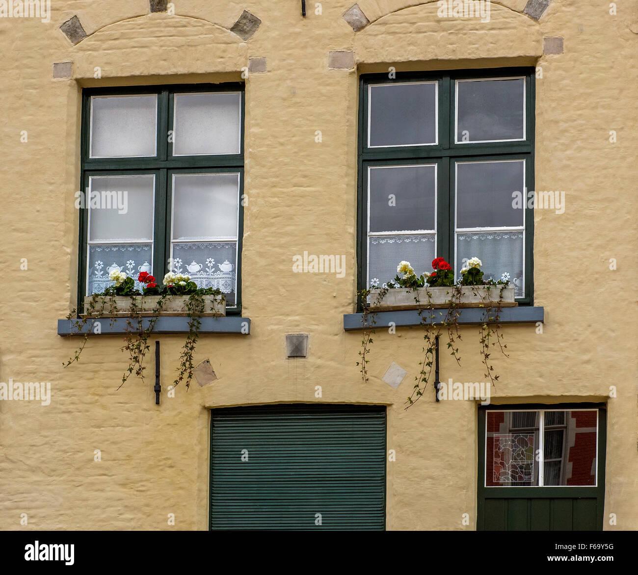 Decroative dekorative Fenster Stockfoto