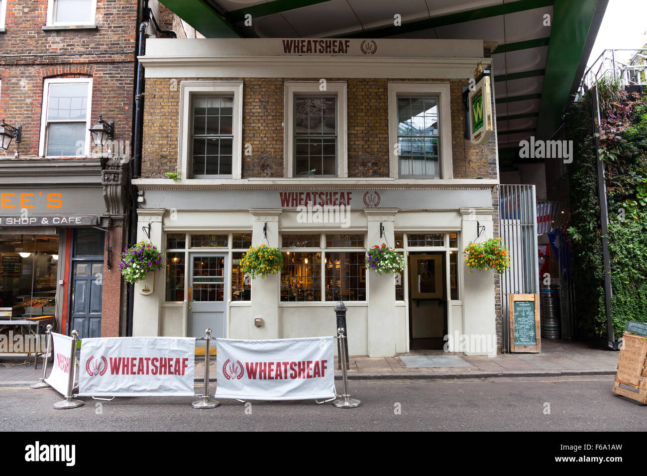 Wheatsheaf Gastwirtschaft, Borough Market, London, England, Vereinigtes Königreich Stockfoto