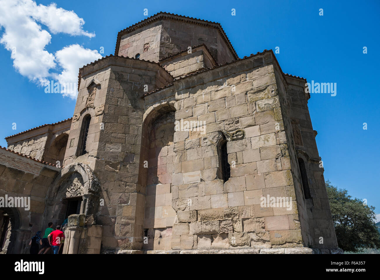 UNESCO-Welterbe 6. Jahrhundert georgischen orthodoxen Dschwari Kloster in der Nähe Stadt Mzcheta in Georgien Stockfoto