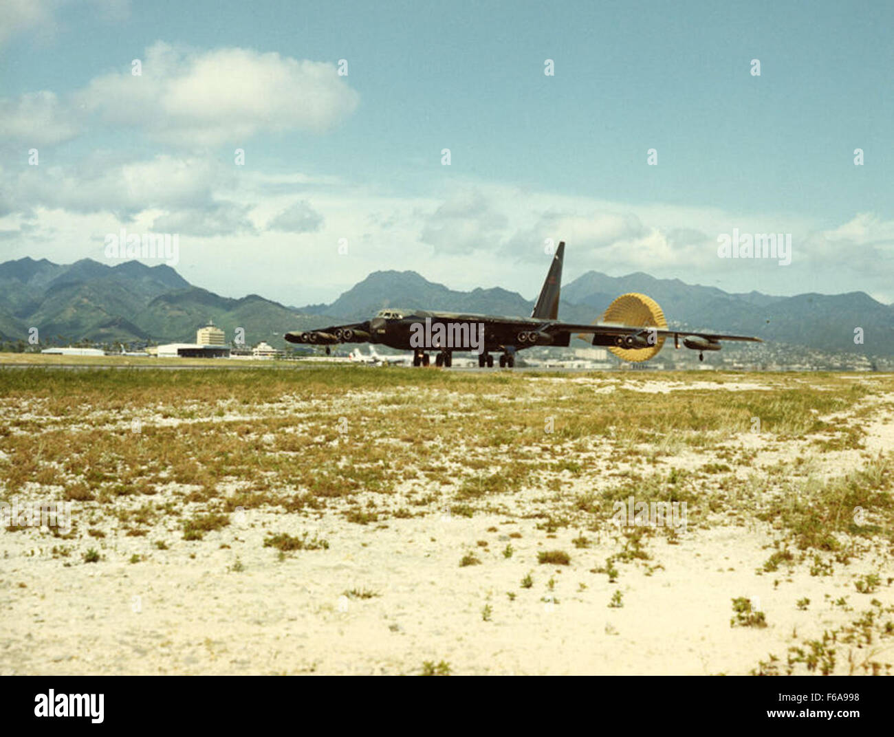 B-52 auf Hickam 1 Stockfoto