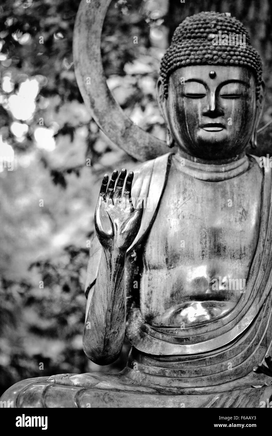 Skulptur des Buddha Stockfoto