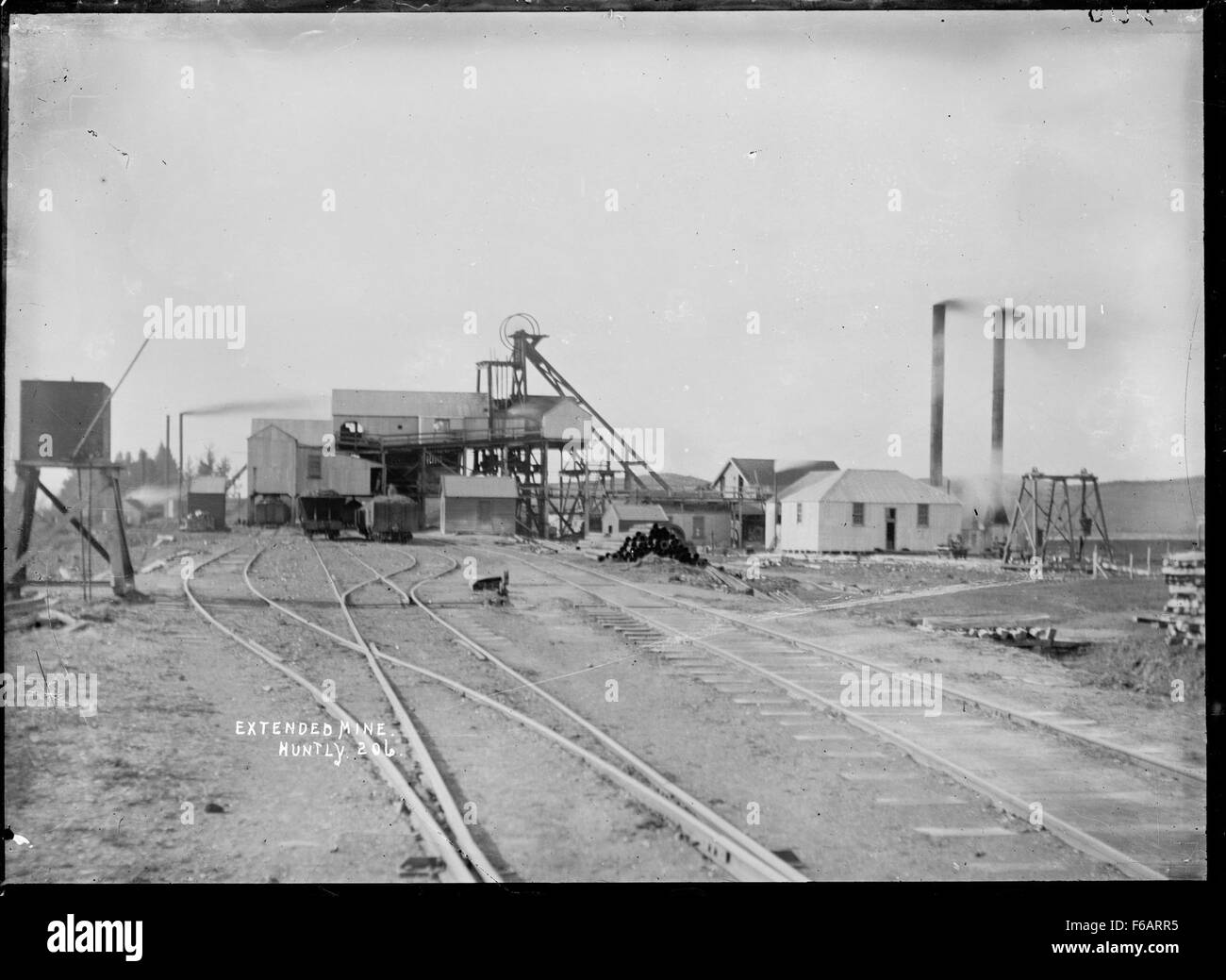 Die Mine bei Huntly, ca 1910er Jahre verlängert Stockfoto