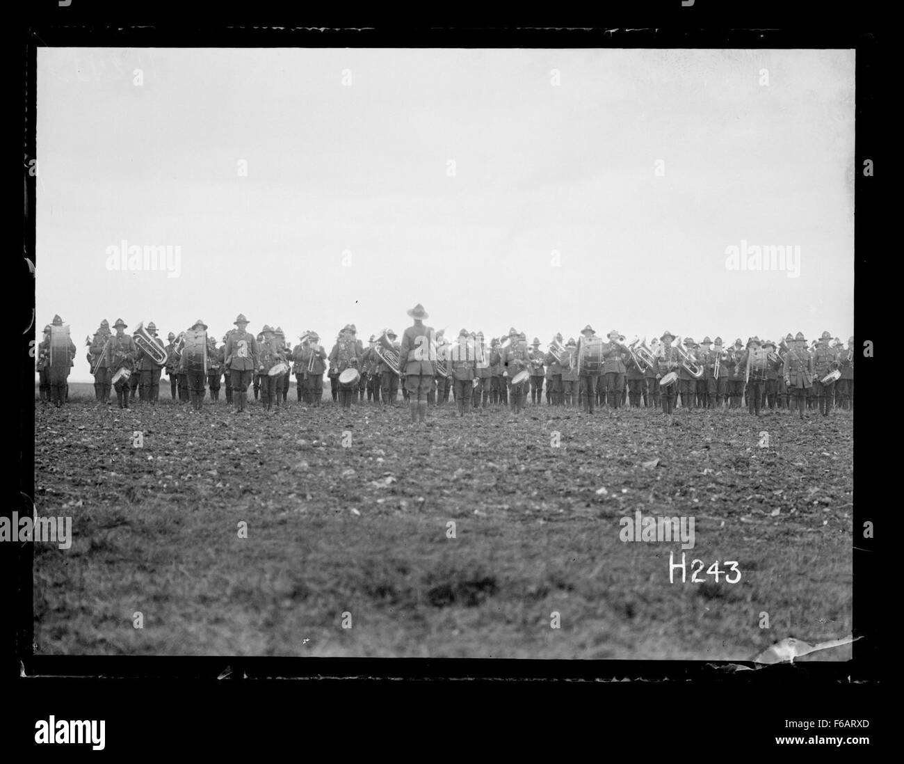 Die New Zealand Band spielt auf den Anzac Horse Show, Stockfoto