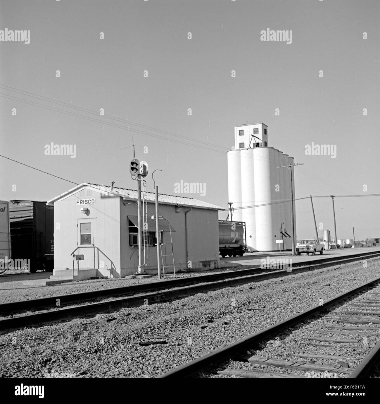 [St. Louis-San Francisco Railroad Station, Frisco, Texas] Stockfoto