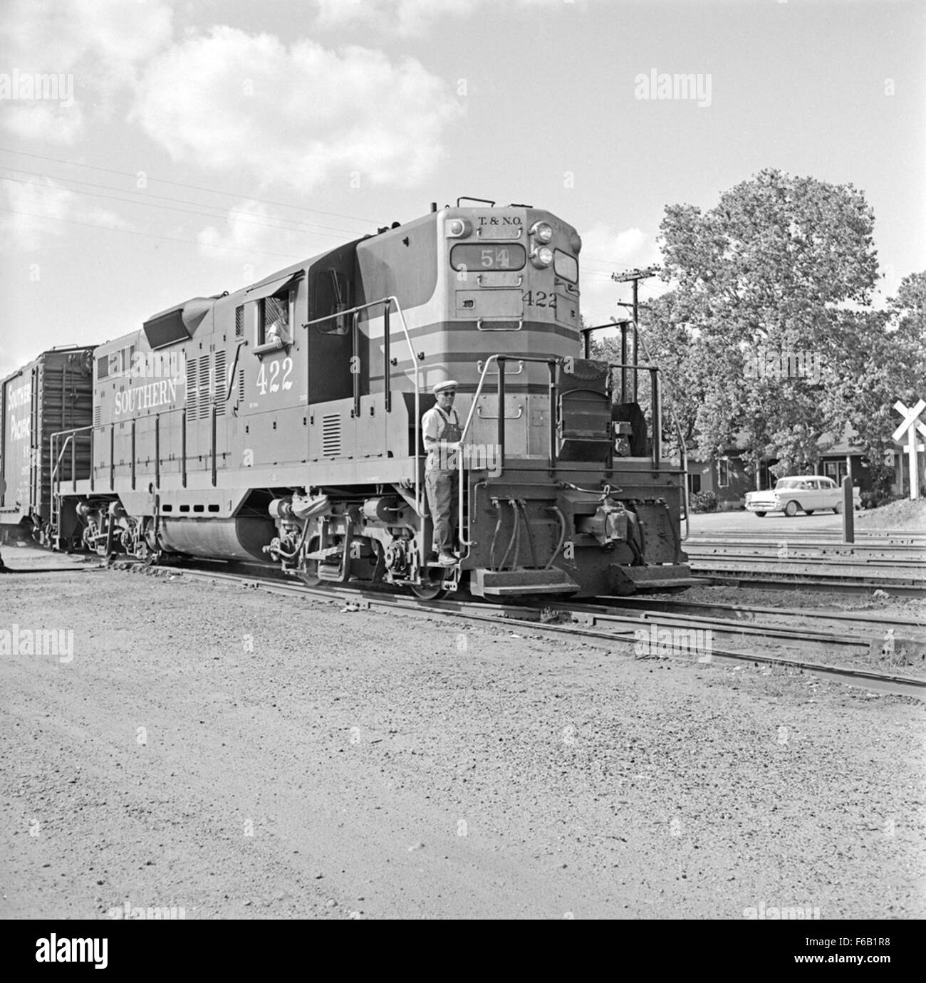 [Texas und New Orleans, Southern Pacific, Diesel Electric Road Switcher Nr. 422] Stockfoto