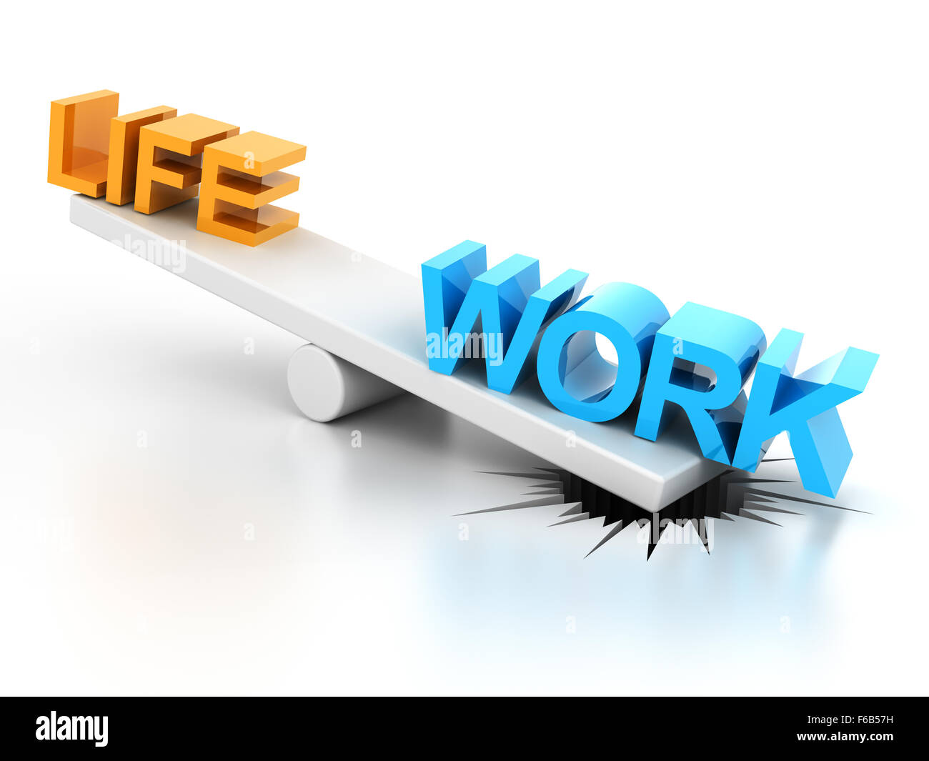 Work-Life-balance Stockfoto