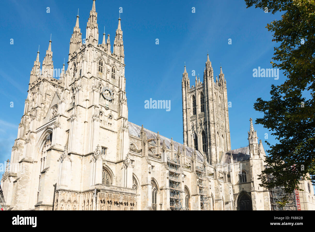 Canterbury Kathedrale, Canterbury, Stadt von Canterbury, Kent, England, Vereinigtes Königreich Stockfoto