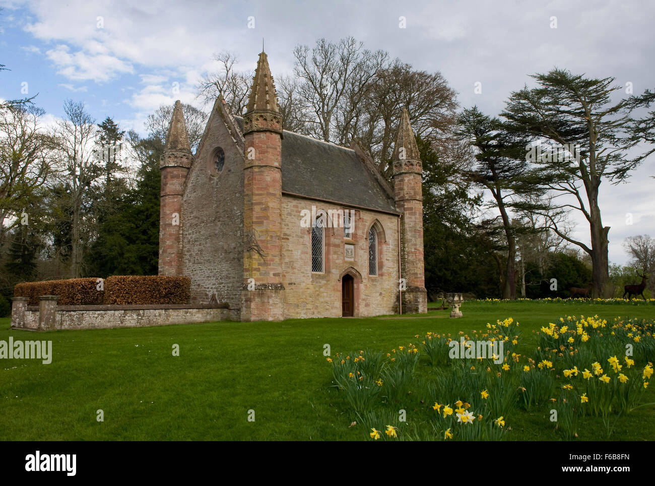 Die Kapelle im Scone Palace in Perthshire, Schottland. Stockfoto