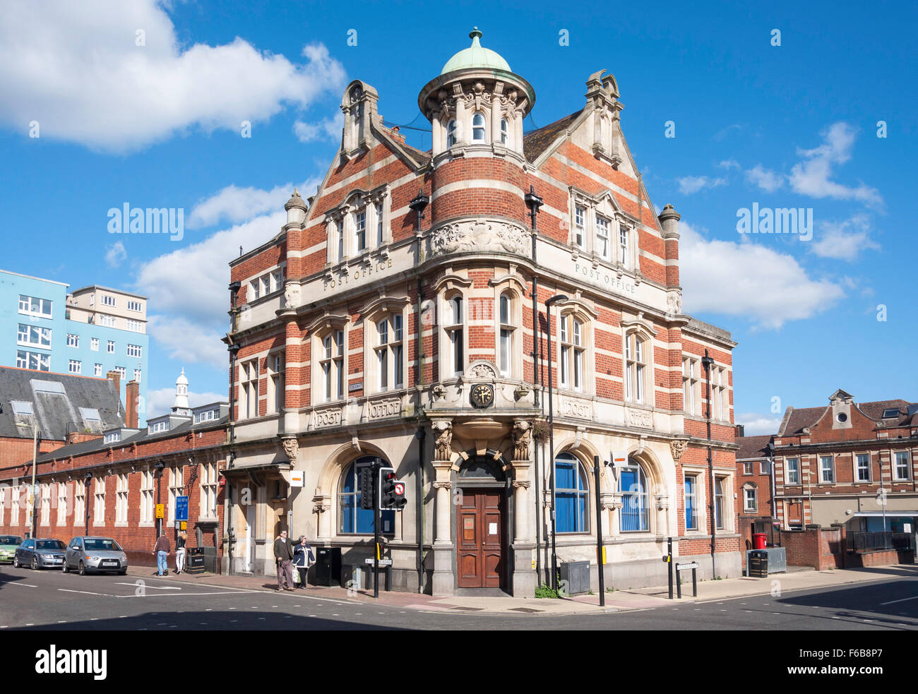Altes Postgebäude, Station Road, Aldershot, Hampshire, England, Vereinigtes Königreich Stockfoto