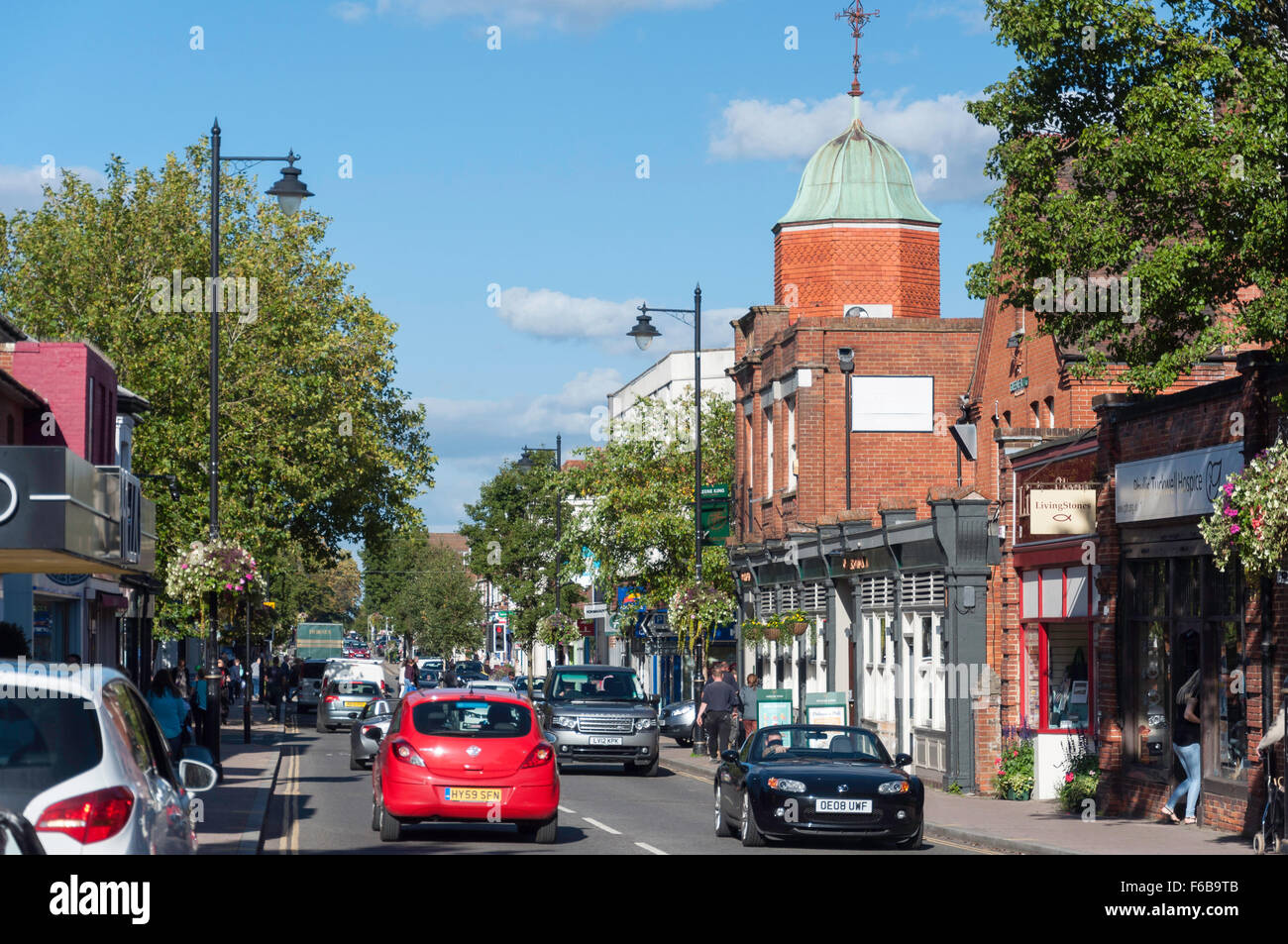 Stadtzentrum, Flotte-Straße, Fleet, Hampshire, England, Vereinigtes Königreich Stockfoto