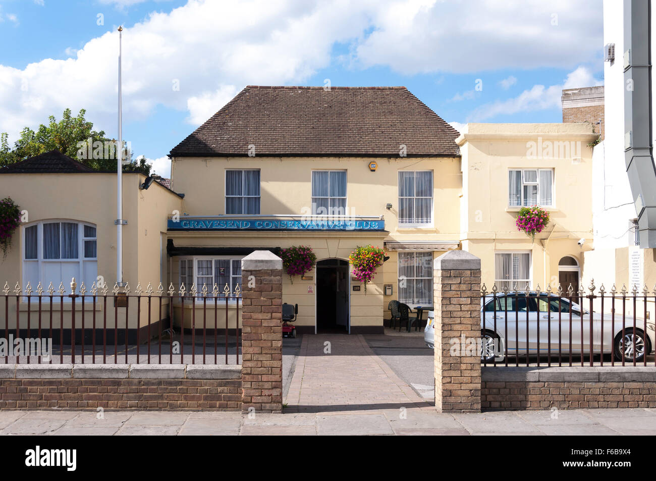 Gravesend konservative Club, Parrock Street, Gravesend, Kent, England, Vereinigtes Königreich Stockfoto